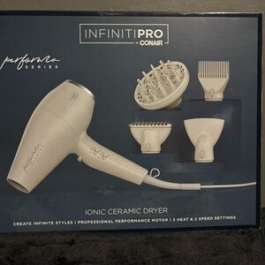 Conair InfinitiPro Ionic Ceramic Dryer - White